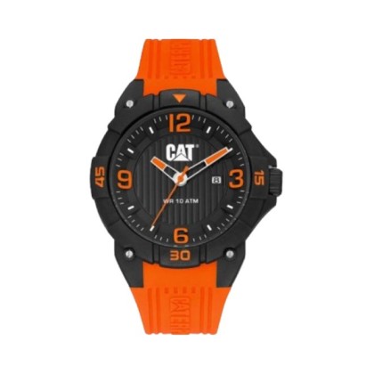 CAT DRIFT LW-161-28-138 Orange Silicone Band 10ATM 45MMAnalog Watch